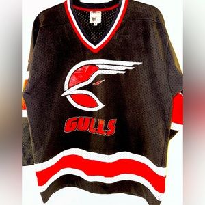 Vintage San Diego Gulls hockey 1991-1992 jersey Red Size M Adult